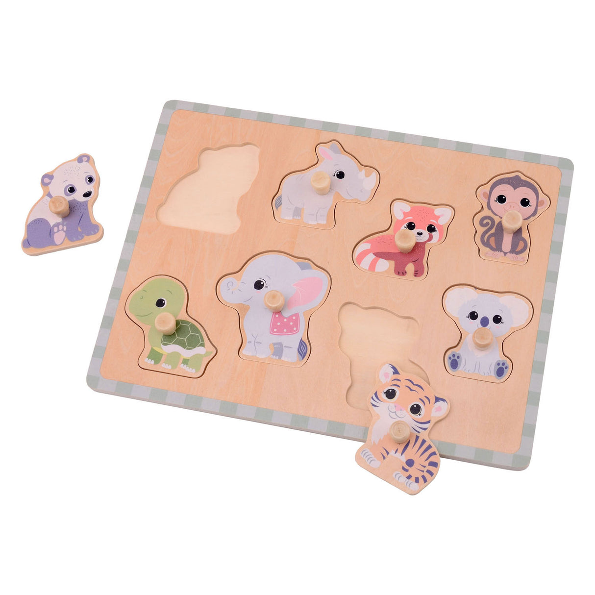 Joueco the Wildies Noppen Puzzle, 8.