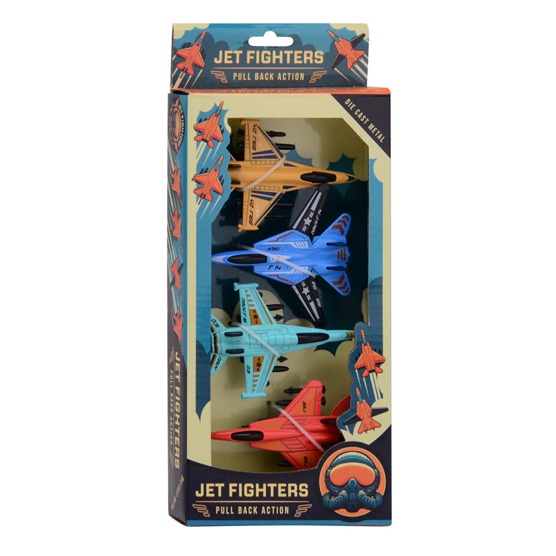 Johntoy jet fighter set, 4-piece