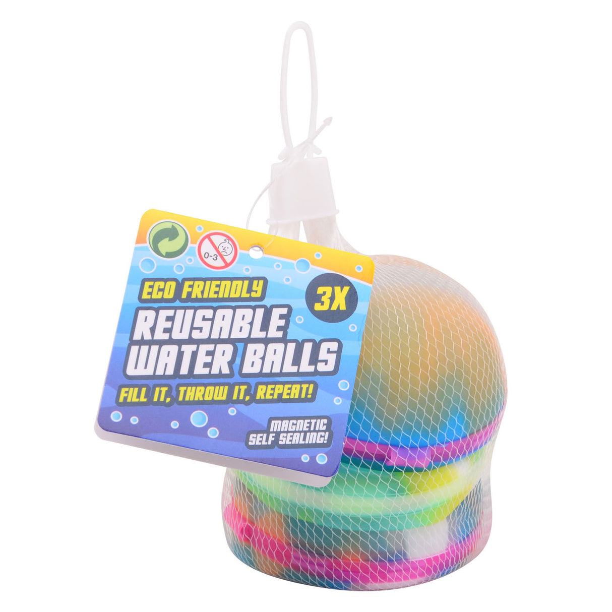 Johntoy aquafun reusable magnetic water balls, 3 pcs.