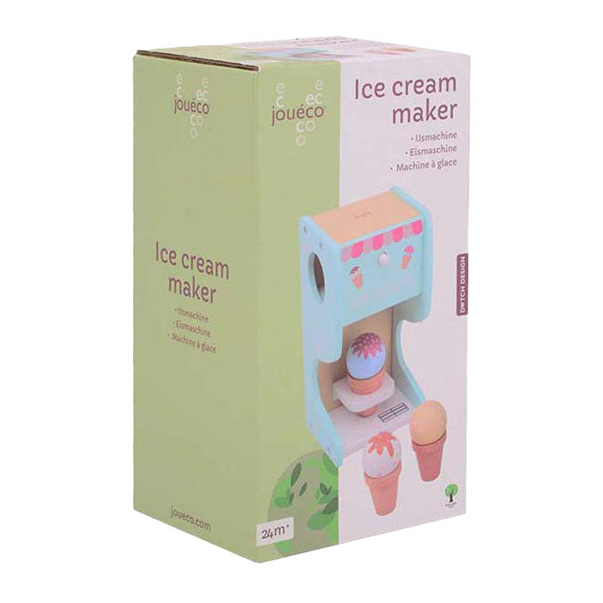Joueco wooden ice cream maker with ice cream spheres, 6 pcs.