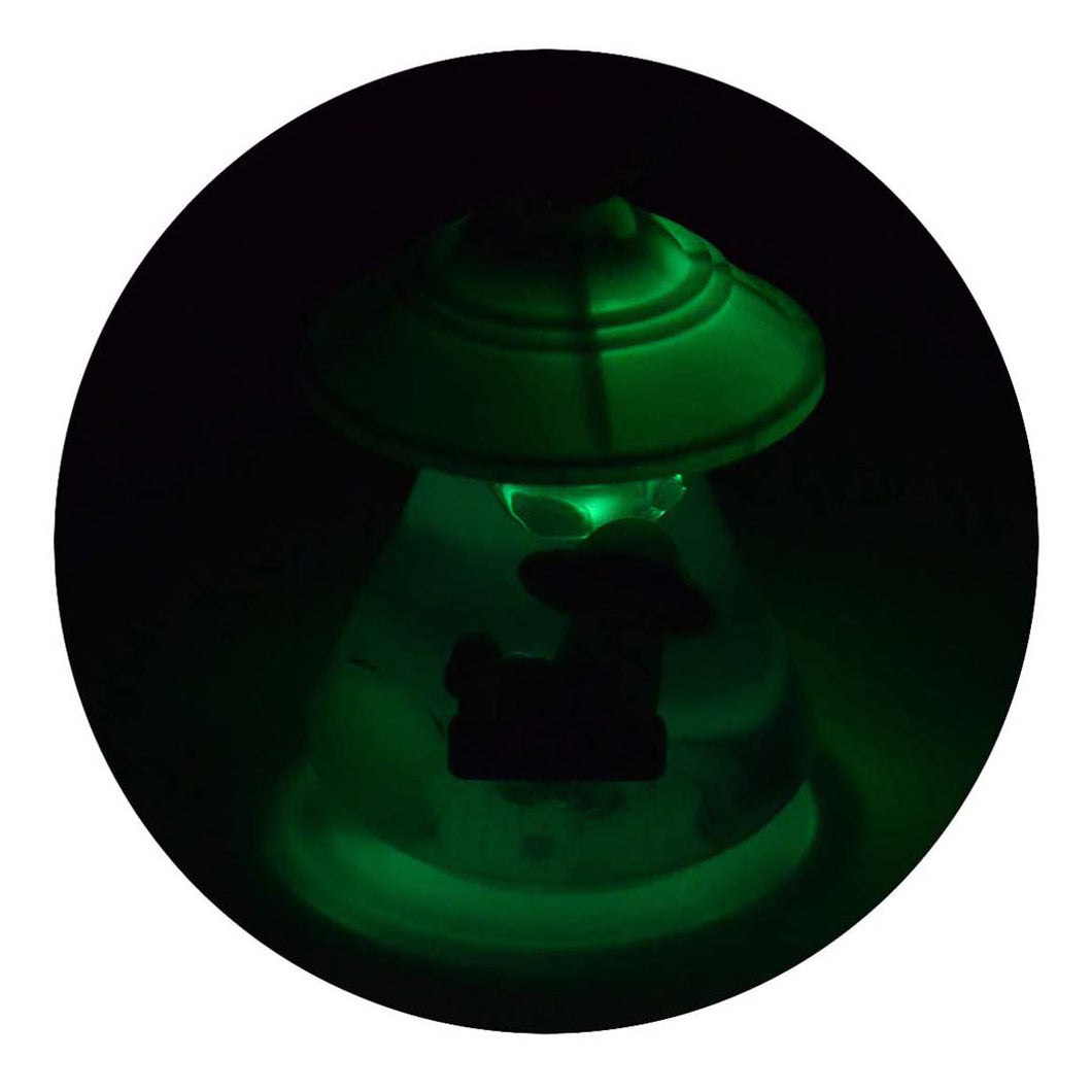 Johntoy UFO slime with light and glow in the dark alien