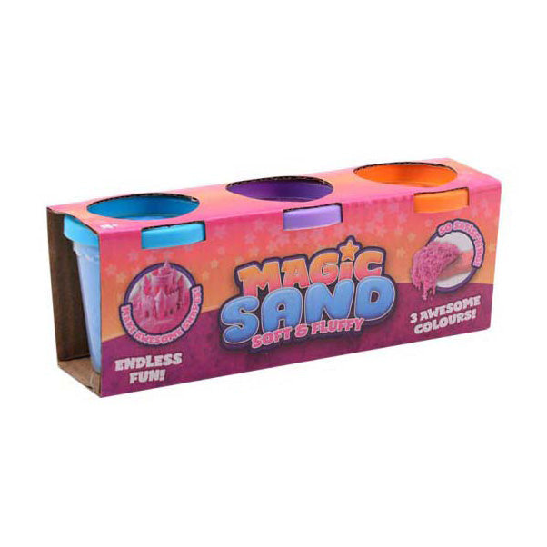 Johntoy magical play sand, 3 pcs.