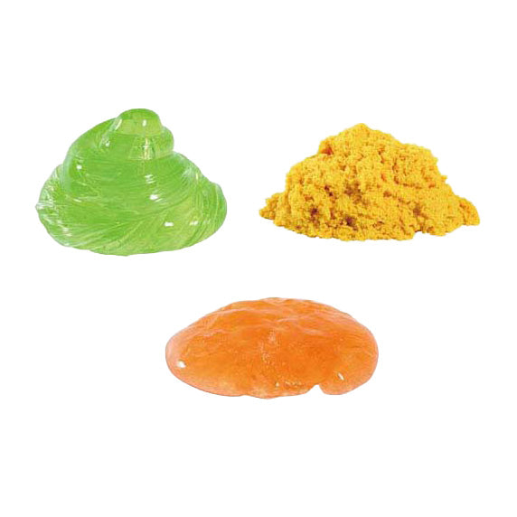 Johntoy dino world - 3 slime eggs with glow-in-the-dark dino