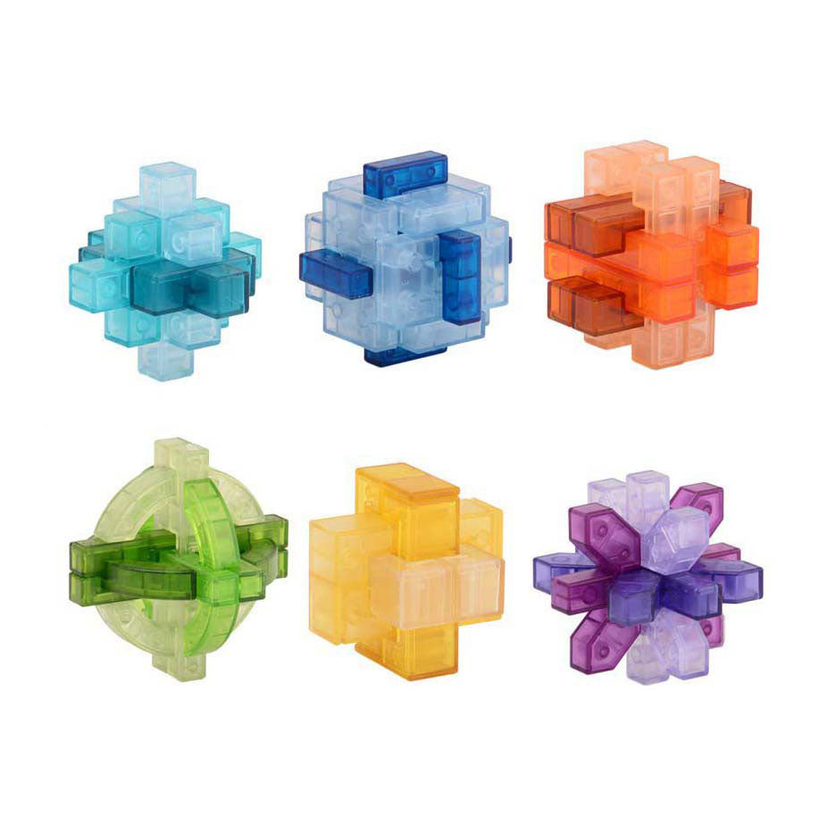 Johntoy 3D Brain Puzzle Transparent Color