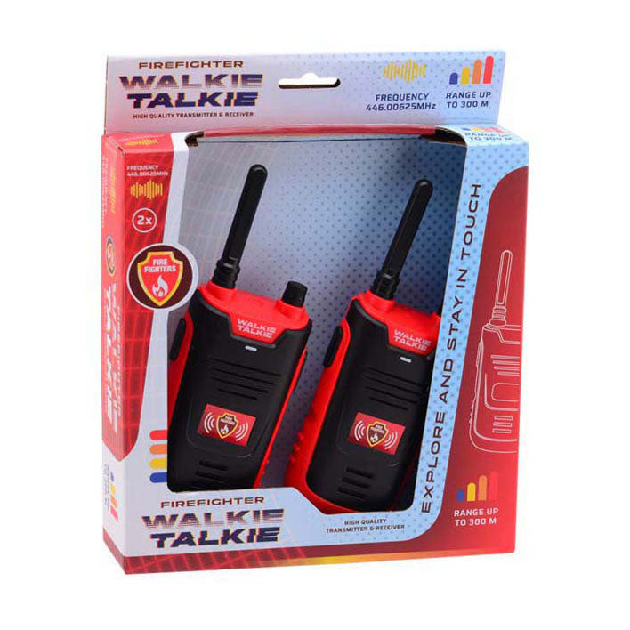 Johntoy walkie talkie fire brigade - 300 meter range