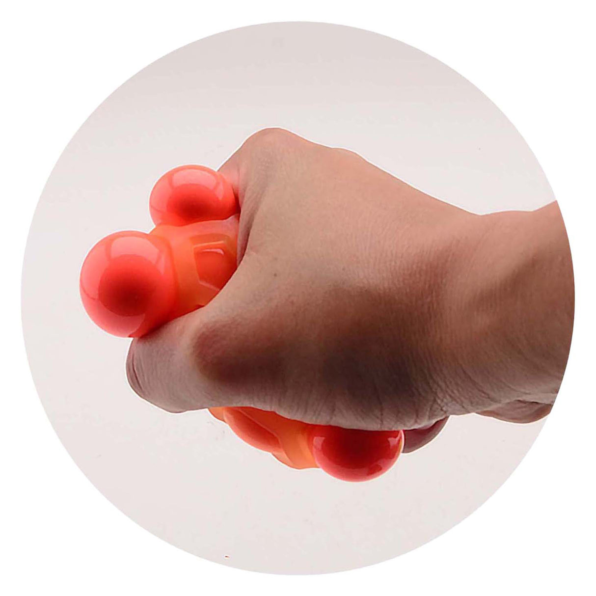 Johntoy glow in the dark squeeze balls, 3 pcs