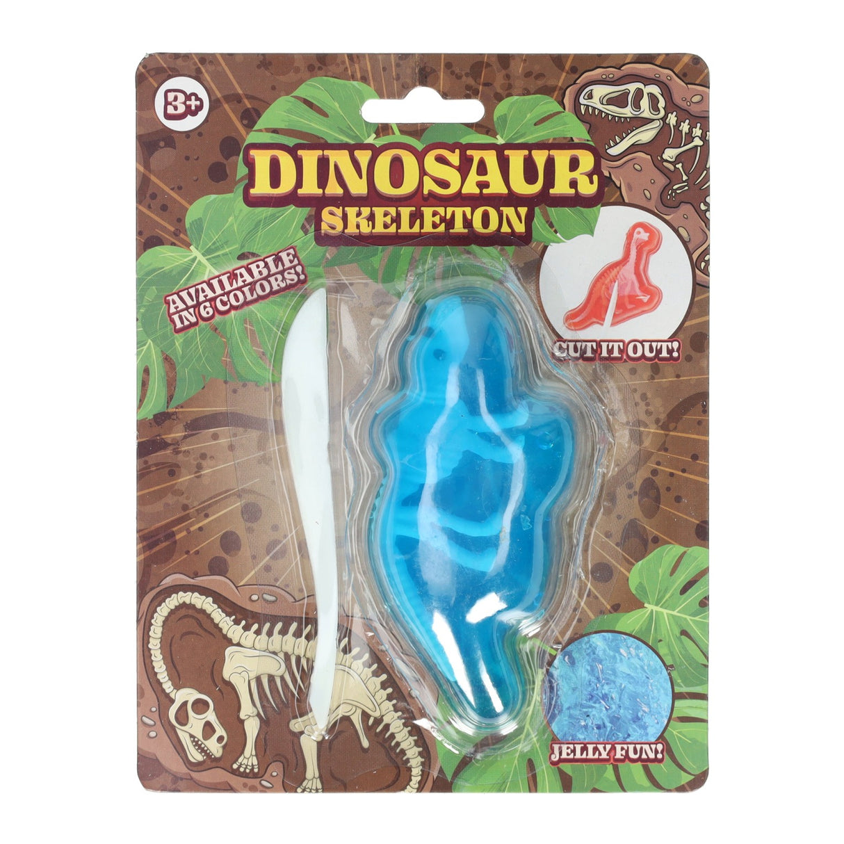Johntoy cut out dino slijm skelet