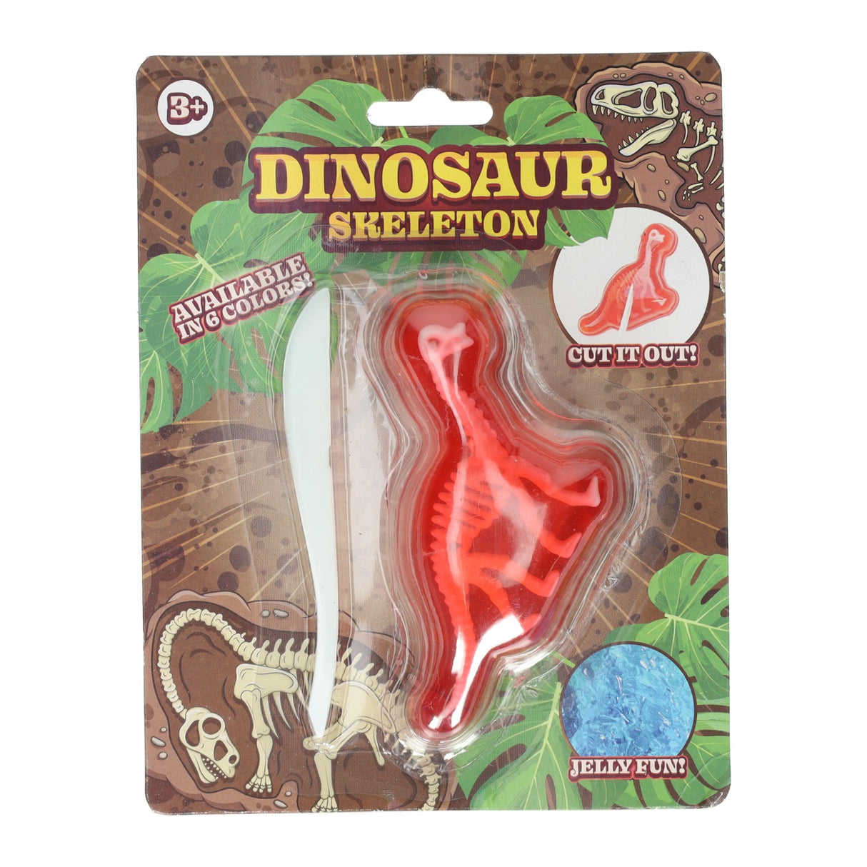 Johntoy cut out dino slijm skelet