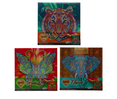 Canvas Diamond Painting Tiger, 30x30cm