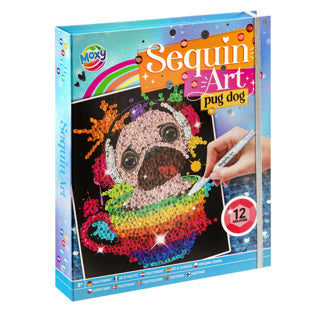 Sequin art 20 x 25 cm 12 colors 2 assorted