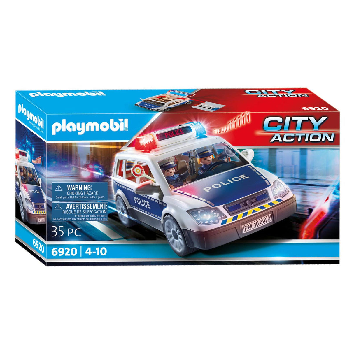 Playmobil City Action Police Patrol with Light and Sound 6920
