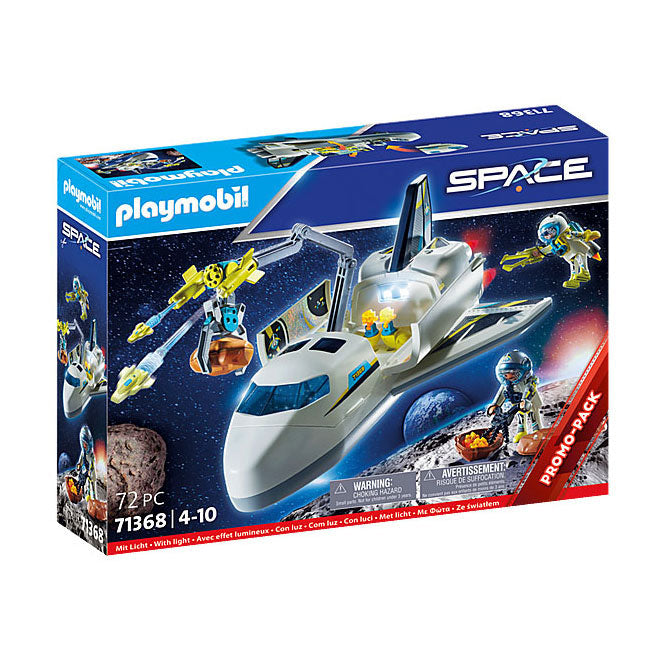 Playmobil Spacevaart Space Shuttle na Mission Promo Pack 71368