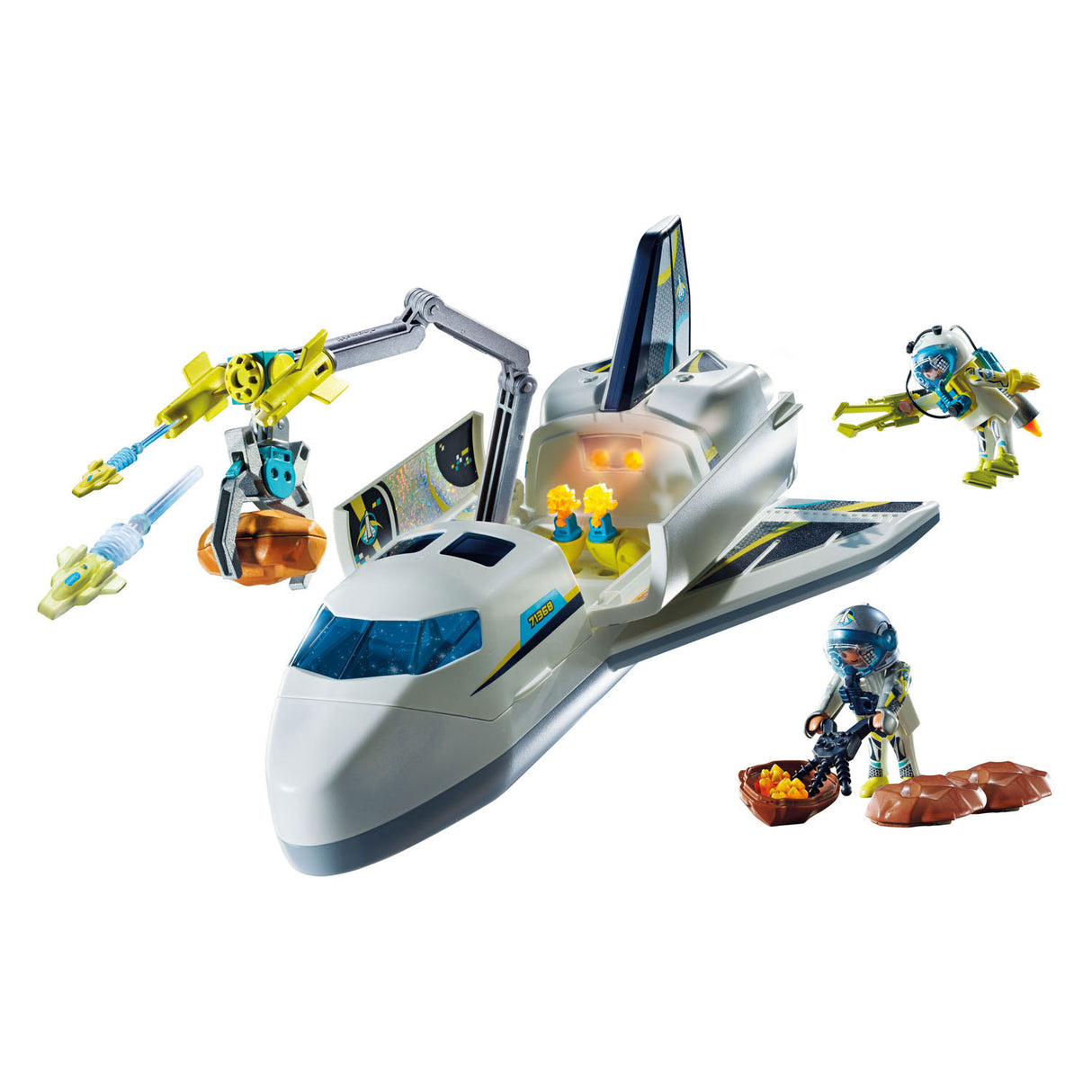 Playmobil Spacevaart Space Shuttle na Mission Promo Pack 71368