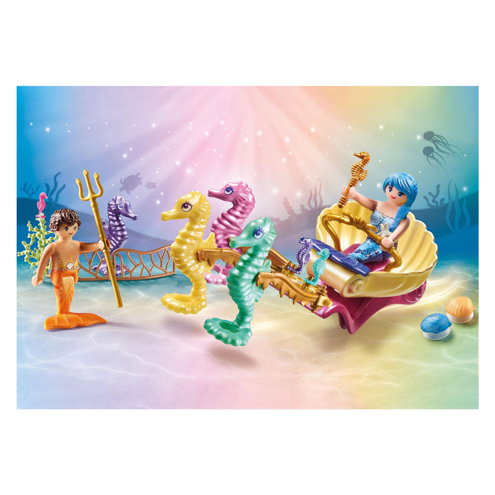 PLAYMOBIL Princess Mermaid Seahorse Carriage