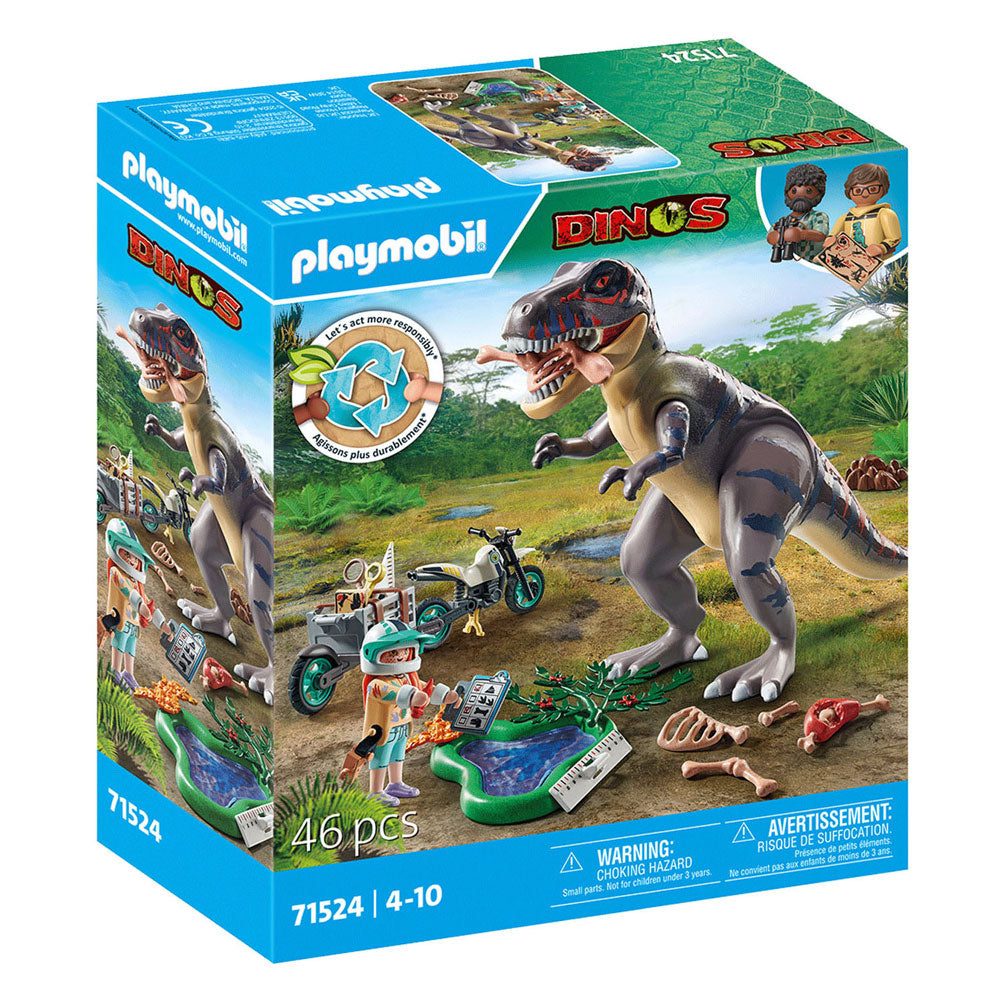 PLAYMOBIL Dinos T-Rex Trace Investigation 71524