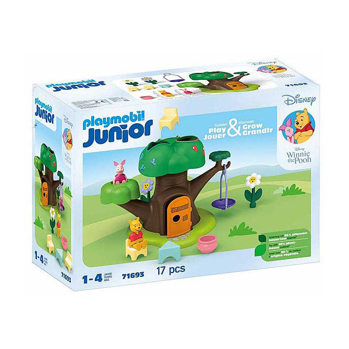 Playmobil casa del árbol junior de winnie the pooh - 71693