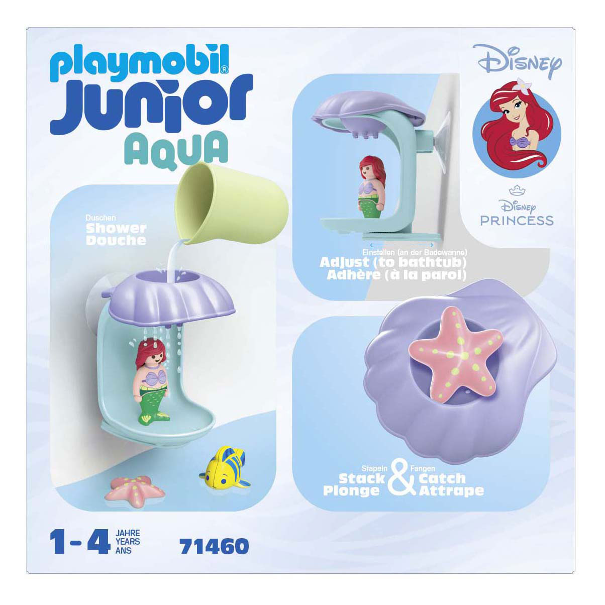 Tuš školjka Playmobil Junior Disney Ariel - 71460