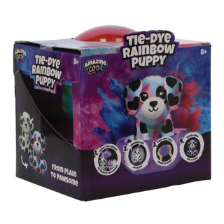 Amazing cool tie dye rainbow puppy