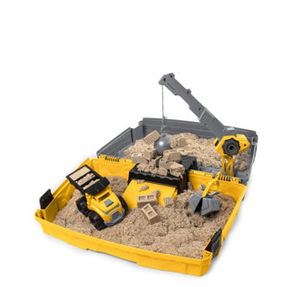 Spinmaster Kinetic Sand Construction Site Suitcase