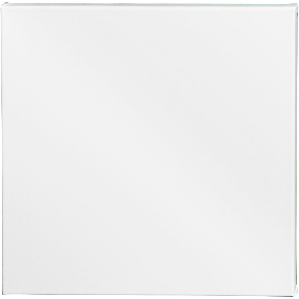 Creativ company canvas, d: 1.6 cm, size 40x40 cm, 360 gr, white, 1 piece
