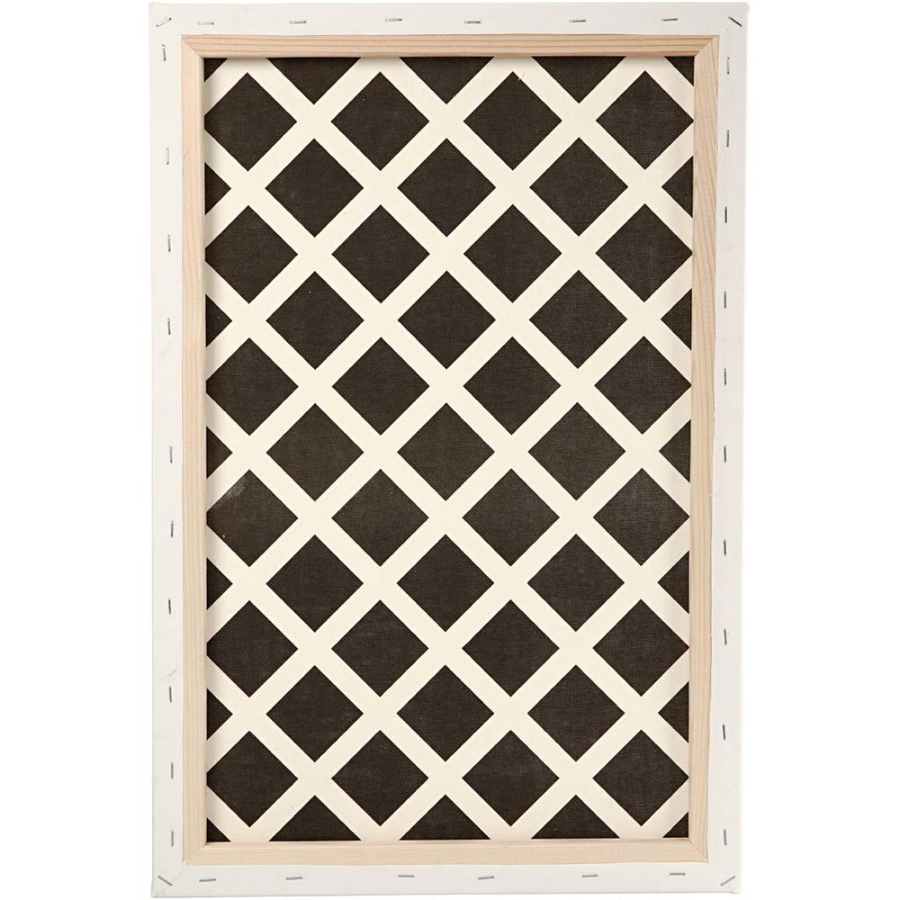 Creativ company canvas, d: 1.7 cm, size 40x60 cm, 360 gr, white, 1 piece