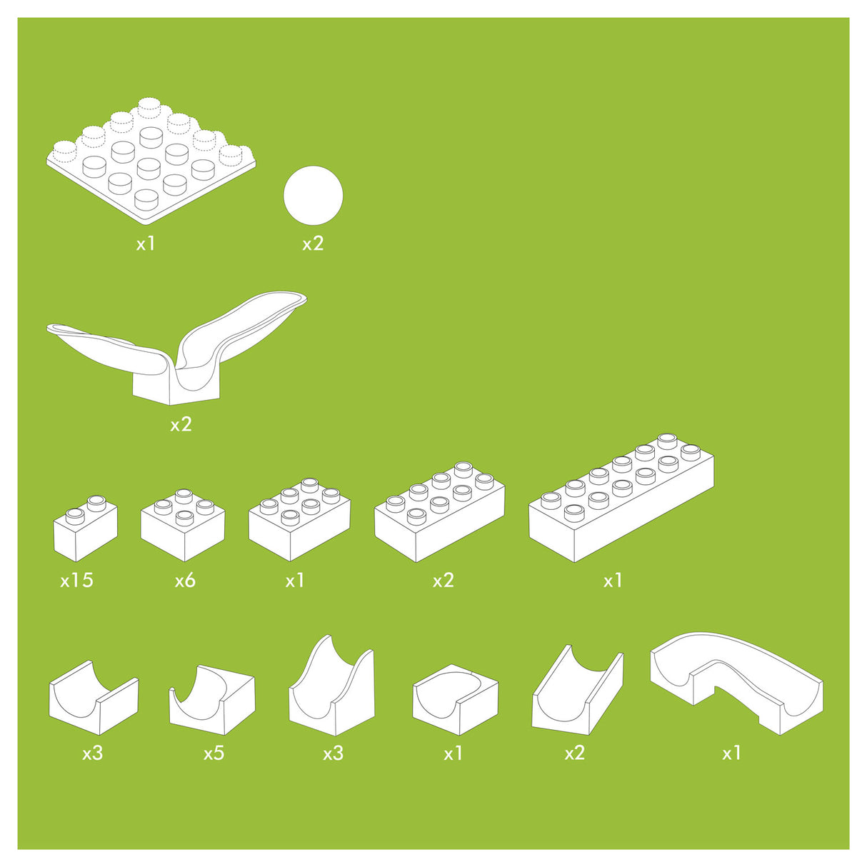 Hubelino Knikkerbaan Expansion Swing Swing, 46dlg.