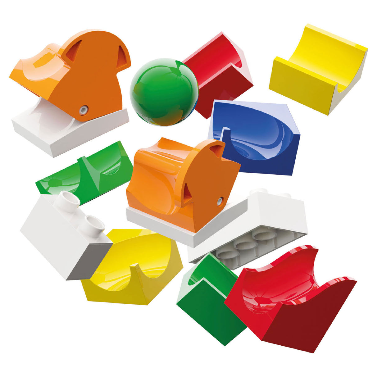 Hubelino Knikkerbaan nach Set Wissel, 43dlg.