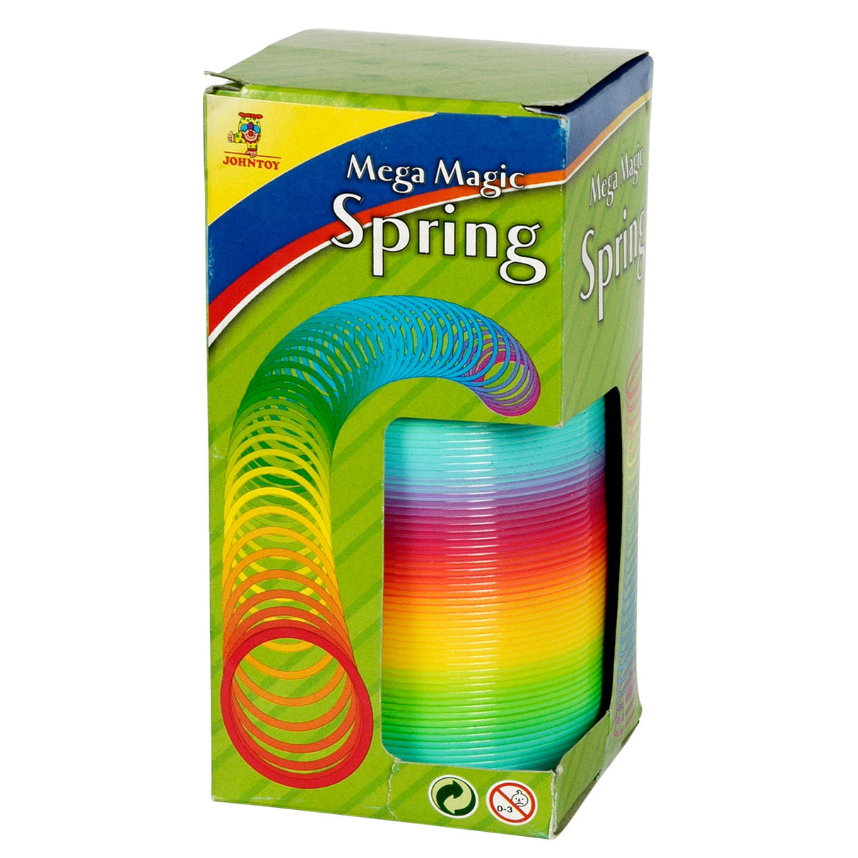 Johntoy голяма неонова стълбищна пружина