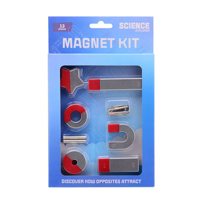 Johntoy Science Explorer -magneettisetti, 13 kpl.