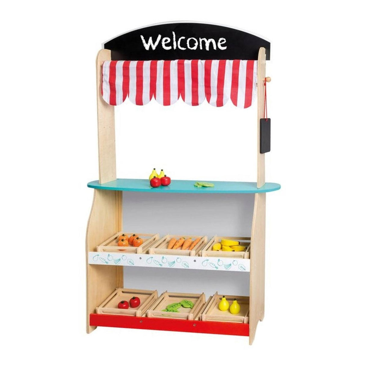 Joueco Theater and Shop with Accessories, 2 in 1