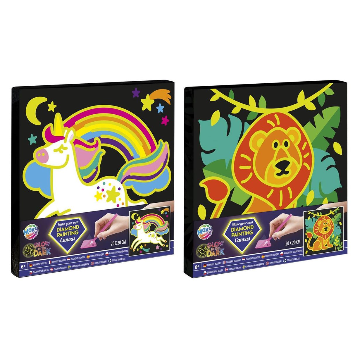 Grafix diamond painting canvas 20x20cm