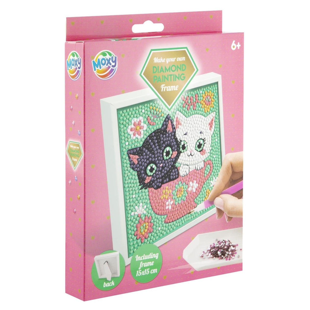 Moxy diamond painting lijstje 15x15cm