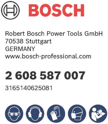 Bosch tillbehör 5-delat diamantborrsets set 38, 52, 65, 117, 127 mm - 2608587007
