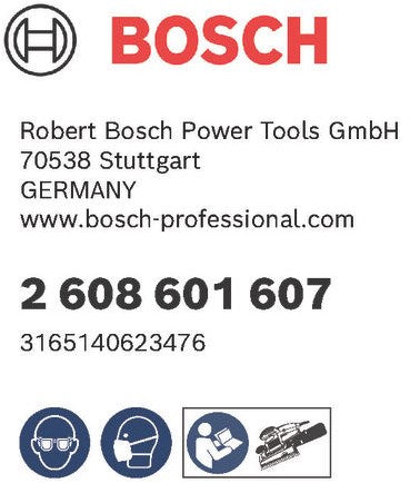 Bosch tillbehör gex 125-150 slipplatta medelhård 125 mm artikelnummer | 2608601607 - 2608601607