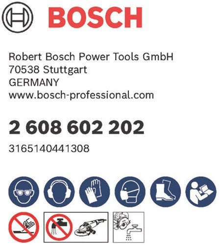 Bosch tillbehör diamantkapskiva standard för keramik 125 x 22,23 x 1,6 x 7 mm 1st - 2608602202