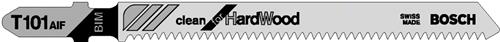 Bosch t 101 AIF Clean pour la lame de scie sauteuse en bois dur, 1