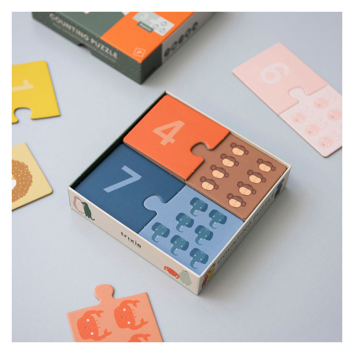 Trixie Counting Puzzle Animals