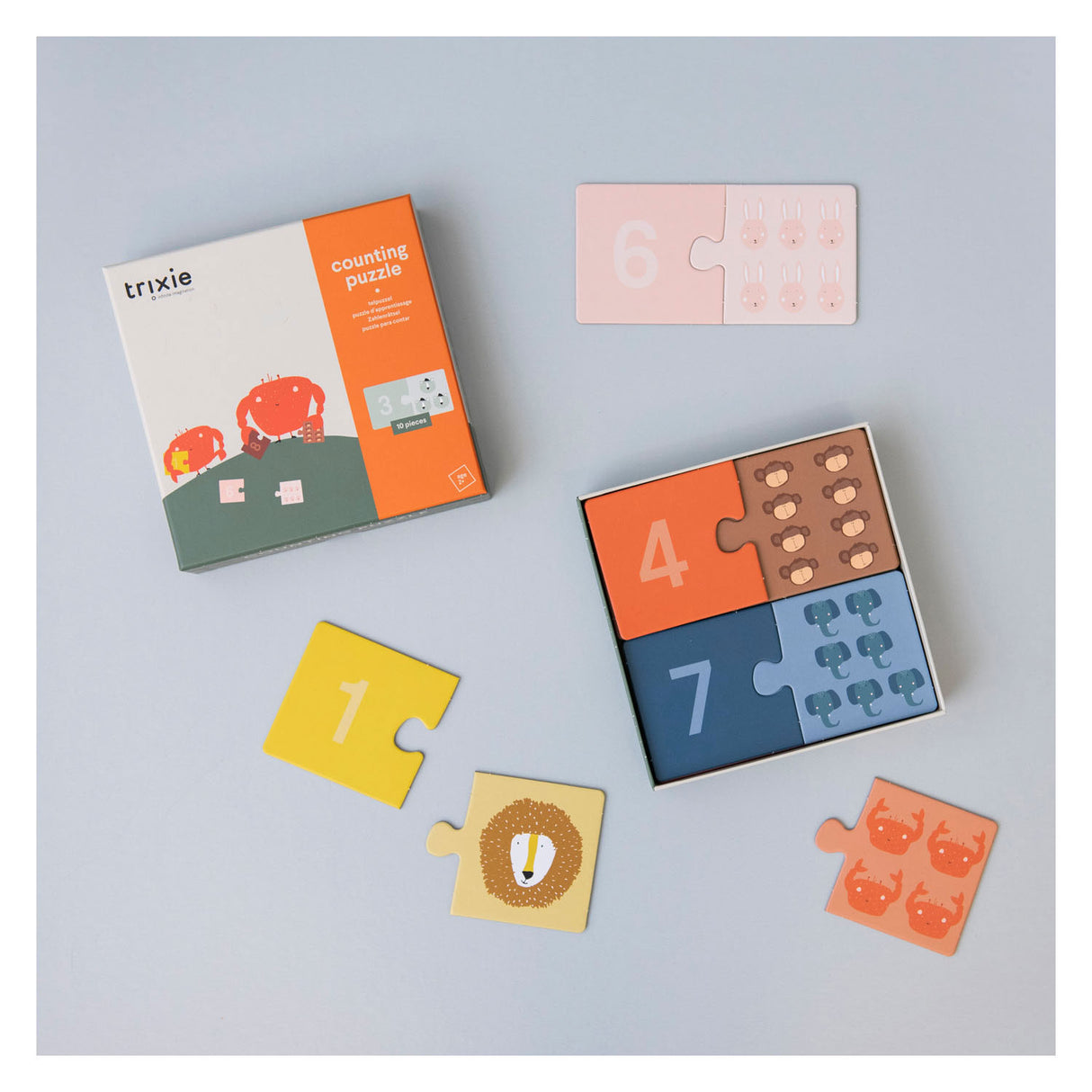 Trixie Counting Puzzle Animals