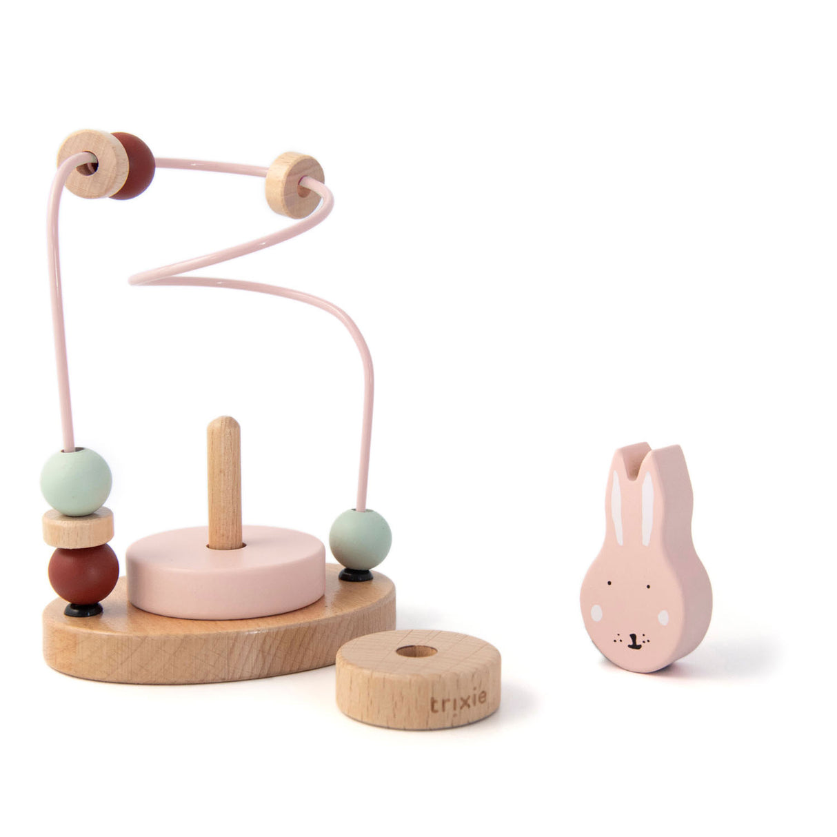 Trixie Wooden Motor Skills Spiral Mrs. Rabbit