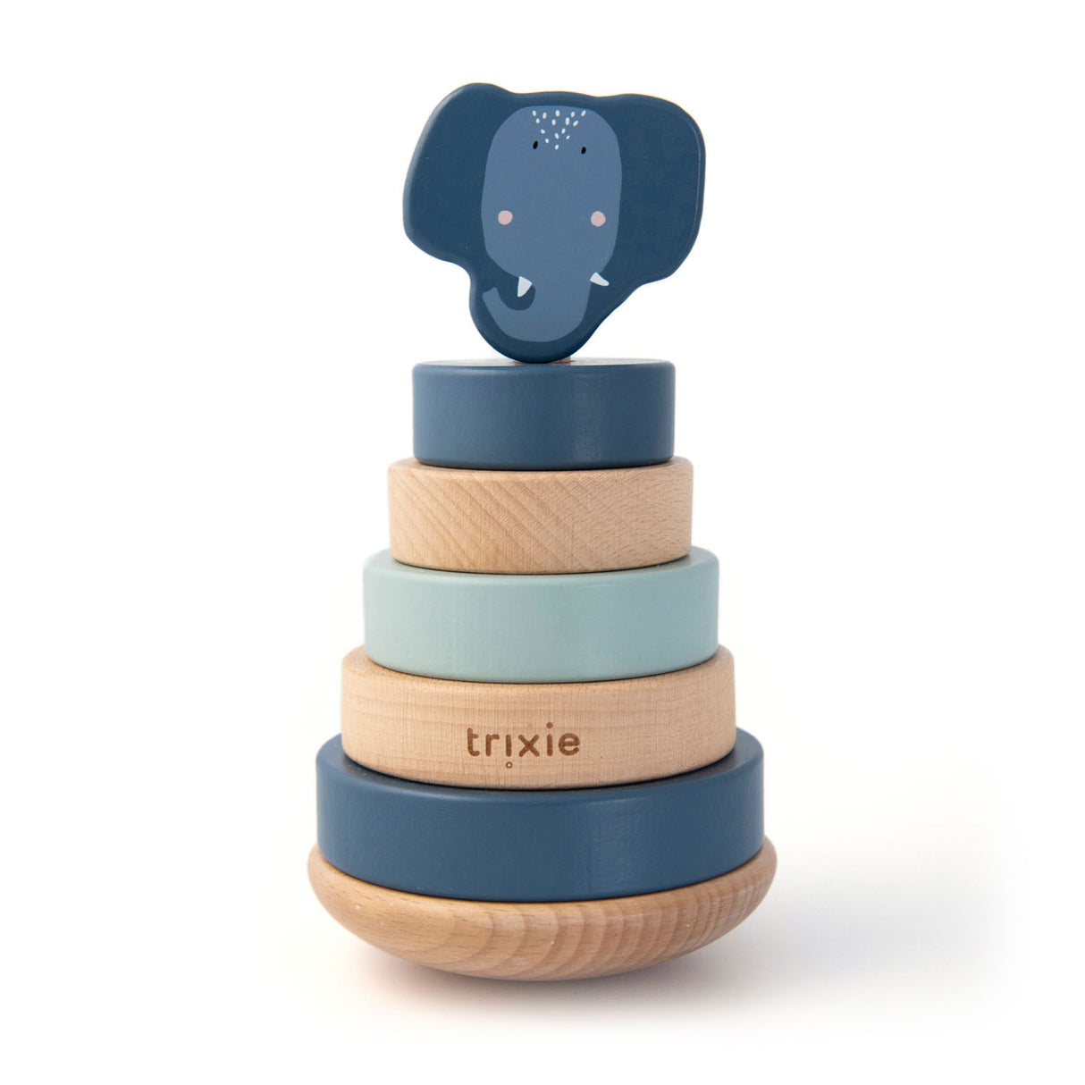 Trixie Wood Stacking Toys Mrs. Elephant, 7dlg.