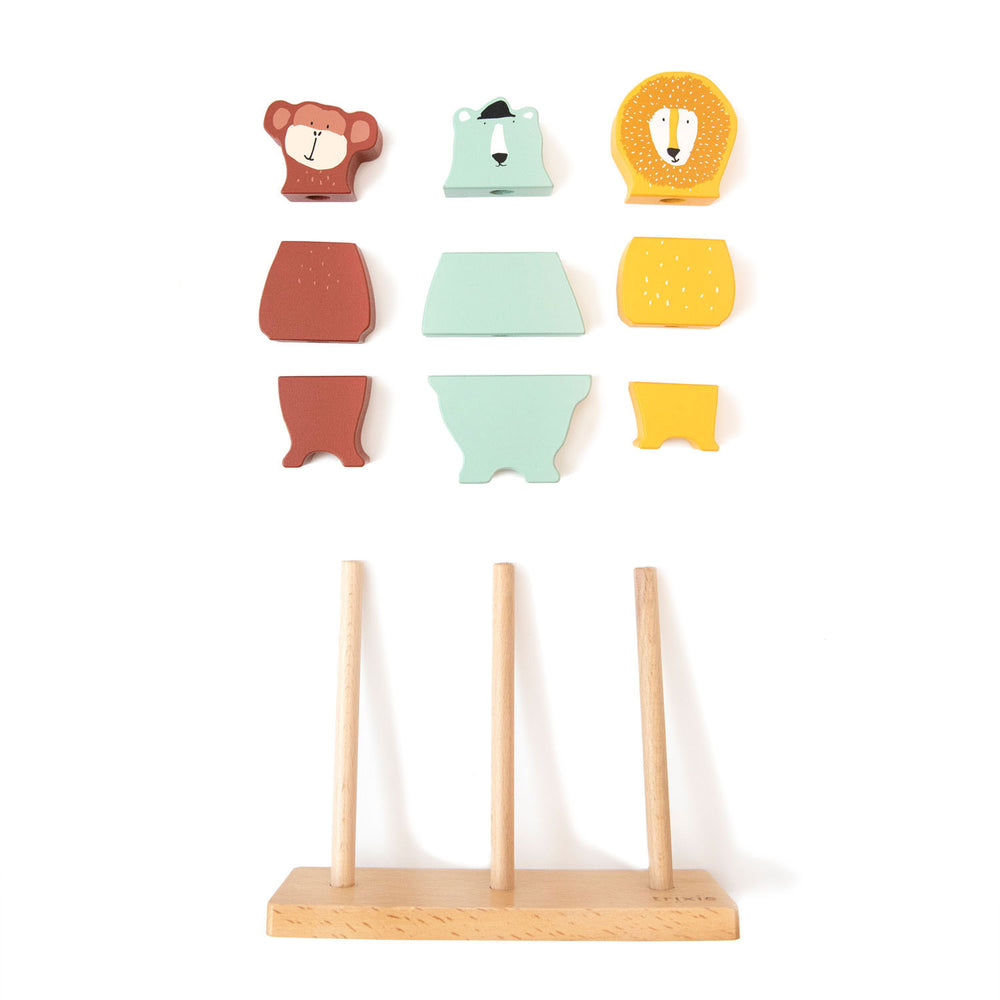 Trixie Wooden Stacking Puzzle Animals