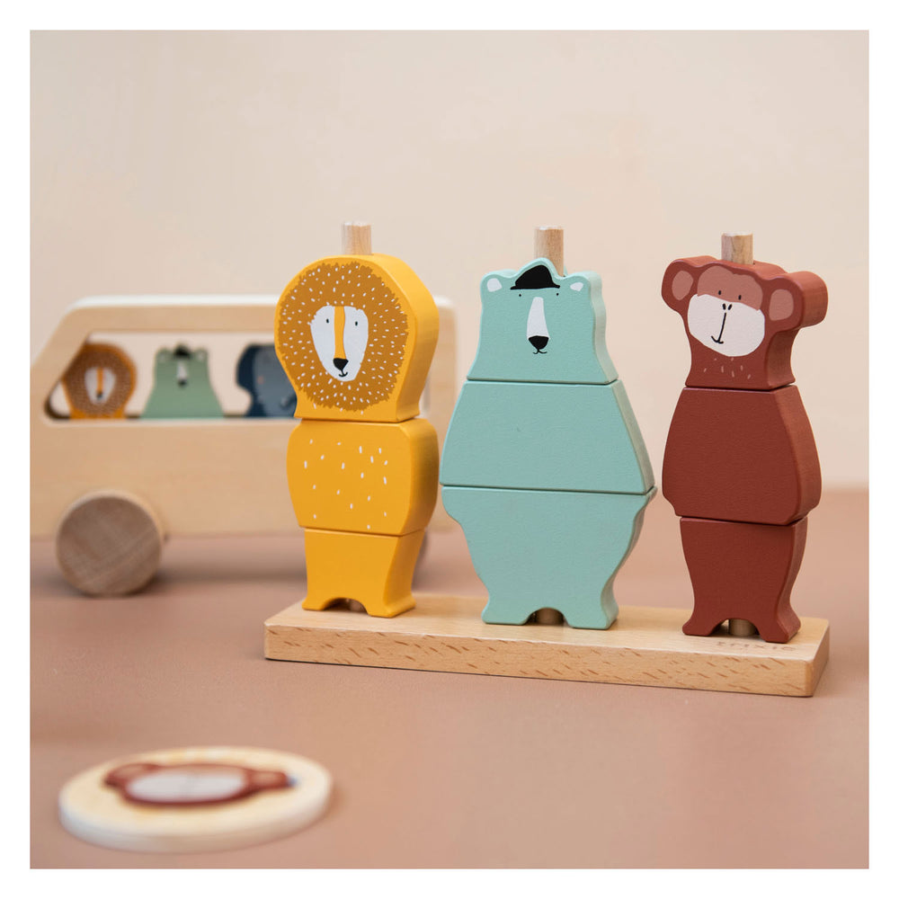 Trixie Wooden Stacking Puzzle Animals