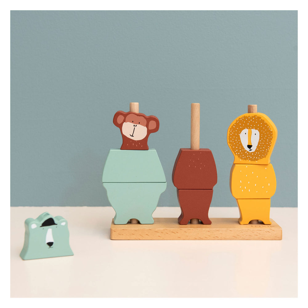 Trixie Wooden Stacking Puzzle Animals
