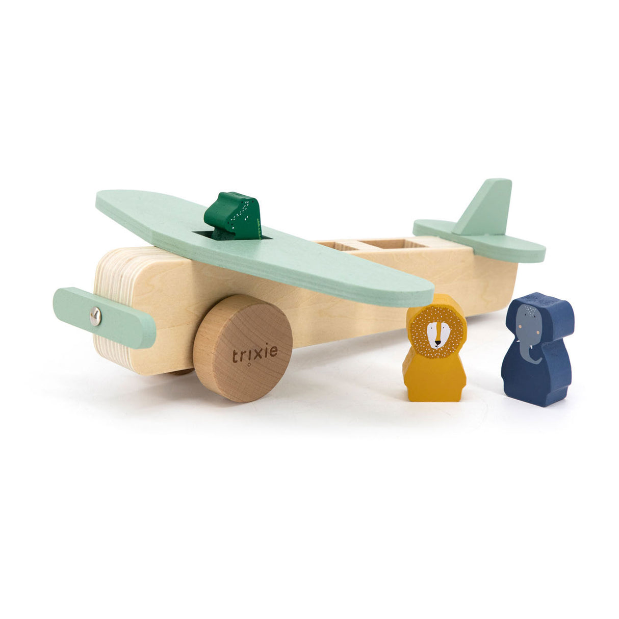 Trixie Wooden Animal Airplane