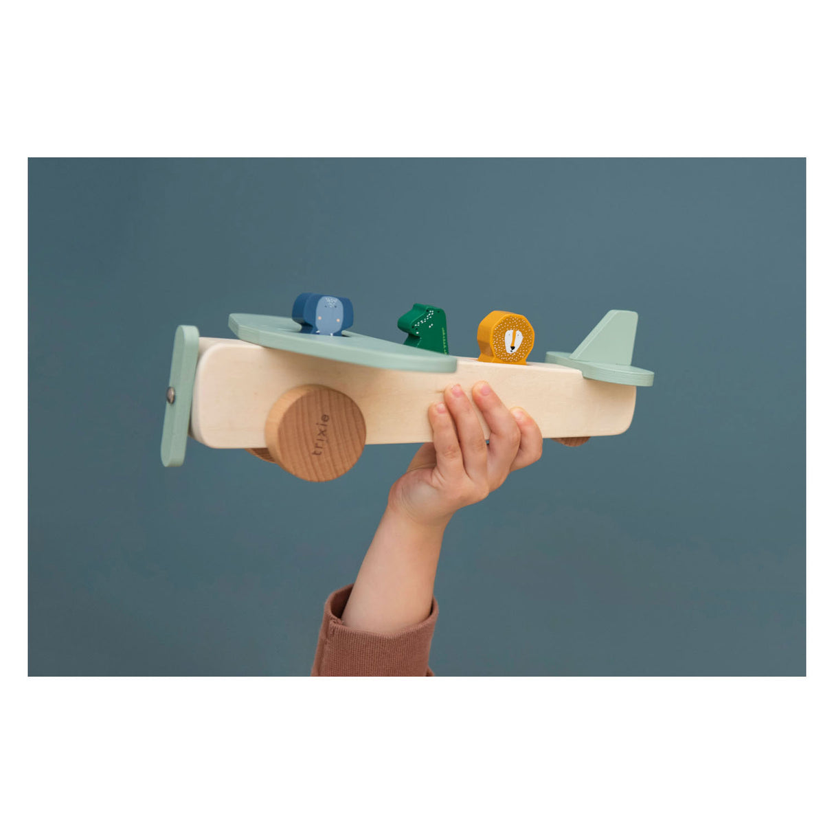 Trixie Wooden Animal Airplane