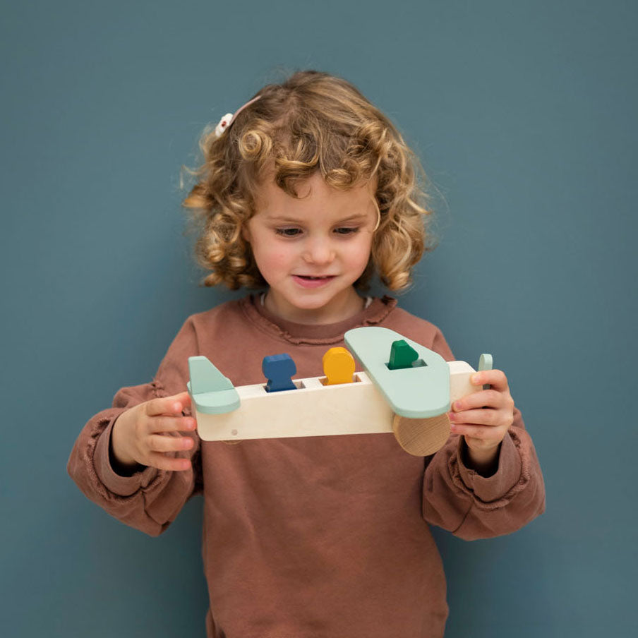 Trixie Wooden Animal Airplane