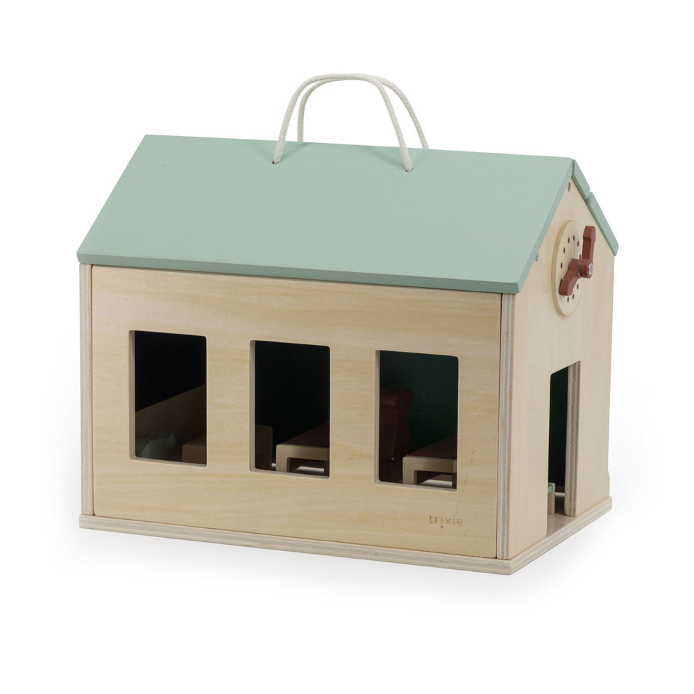 Trixie Wooden School with Accessories