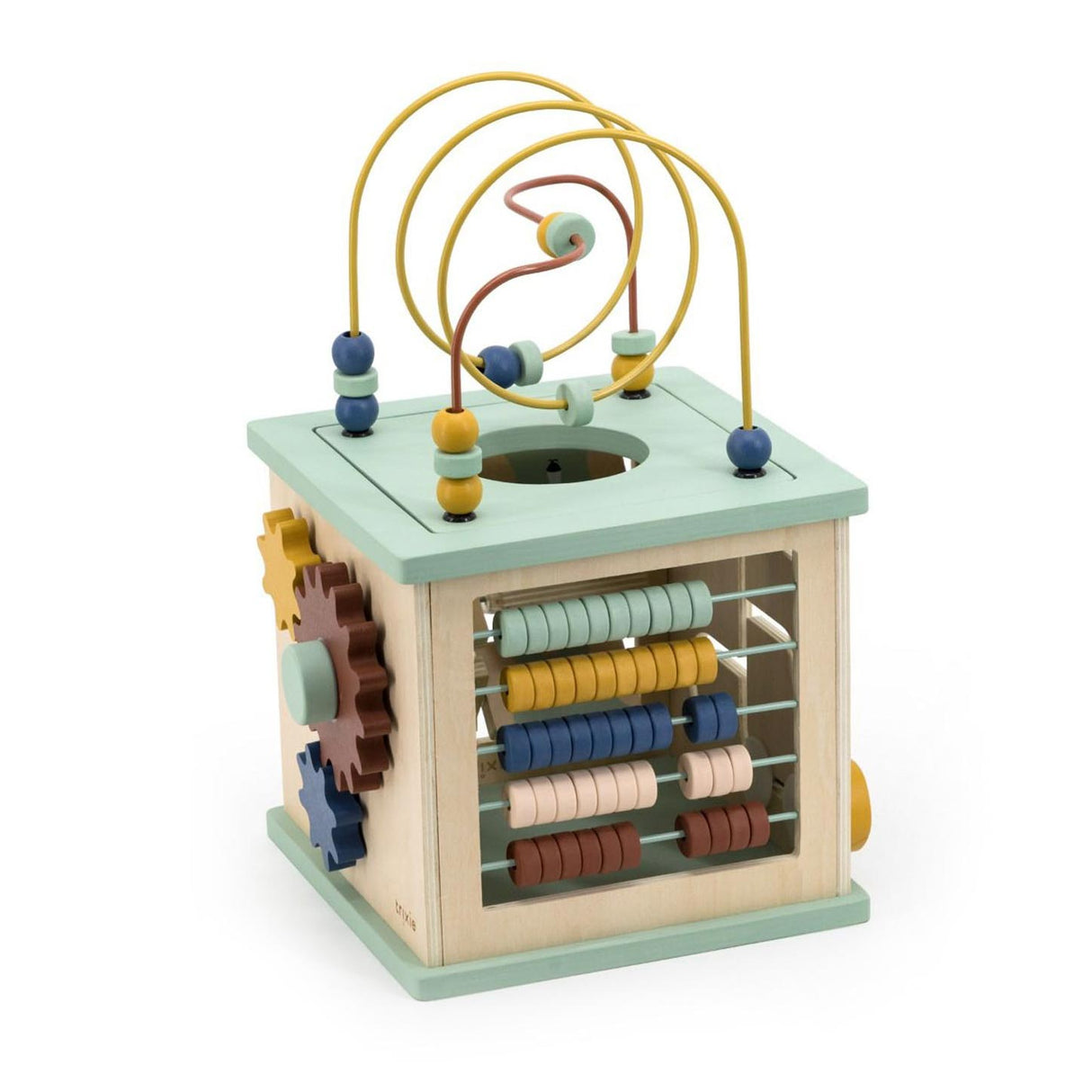 Trixie Wooden 5in1 Activity Cube Animals