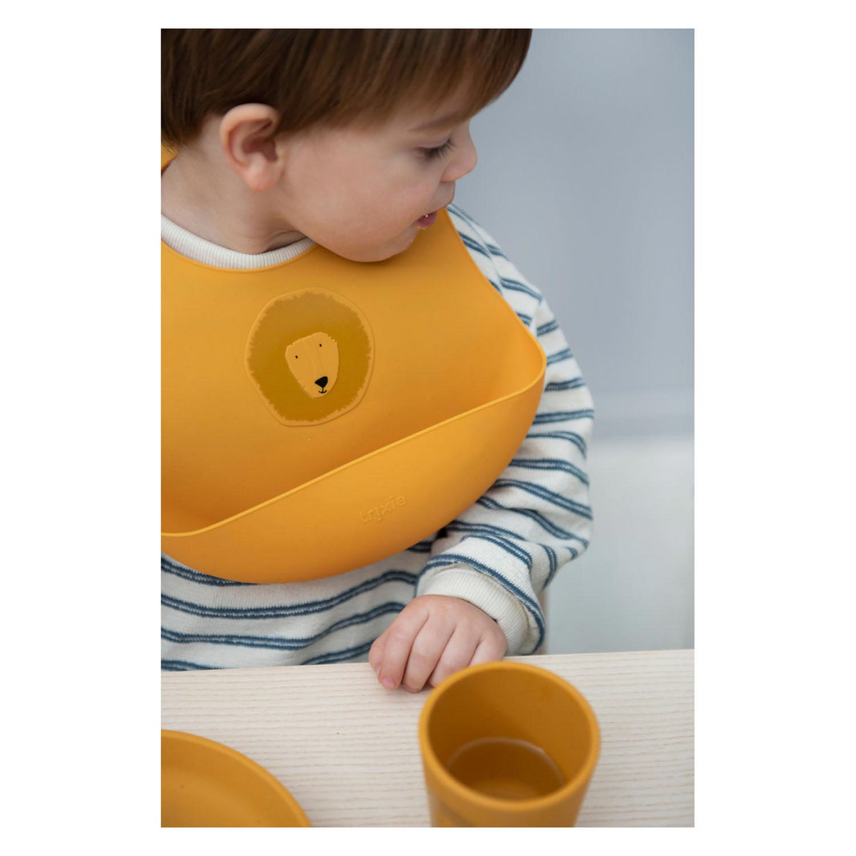 Trixie Silicone Bib Mr. Lion, 2st.