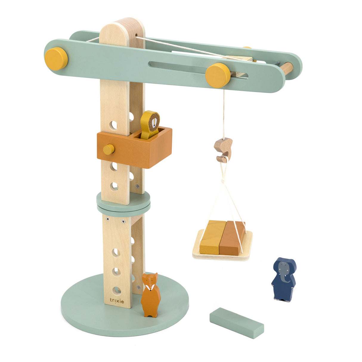 Trixie Wooden Construction Crane with Accessories
